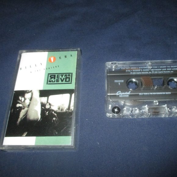 Billy Vera & The Beaters - Retro Nuevo on cassette (Capitol Records, 1988) - Picture 1 of 2